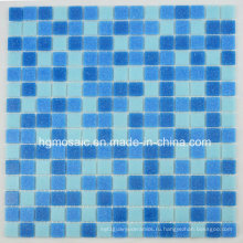 Стеклянная мозаика Синяя плитка для бассейна Withdot Mosaico